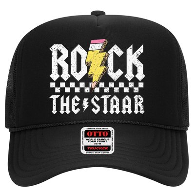 Rock The Staar Motivational Testing Day For Teacher Student Trucker Hat