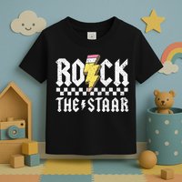 Rock The Staar Motivational Testing Day For Teacher Student Toddler T-Shirt