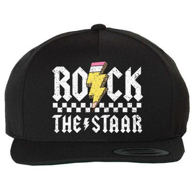 Rock The Staar Motivational Testing Day For Teacher Student Wool Snapback Cap