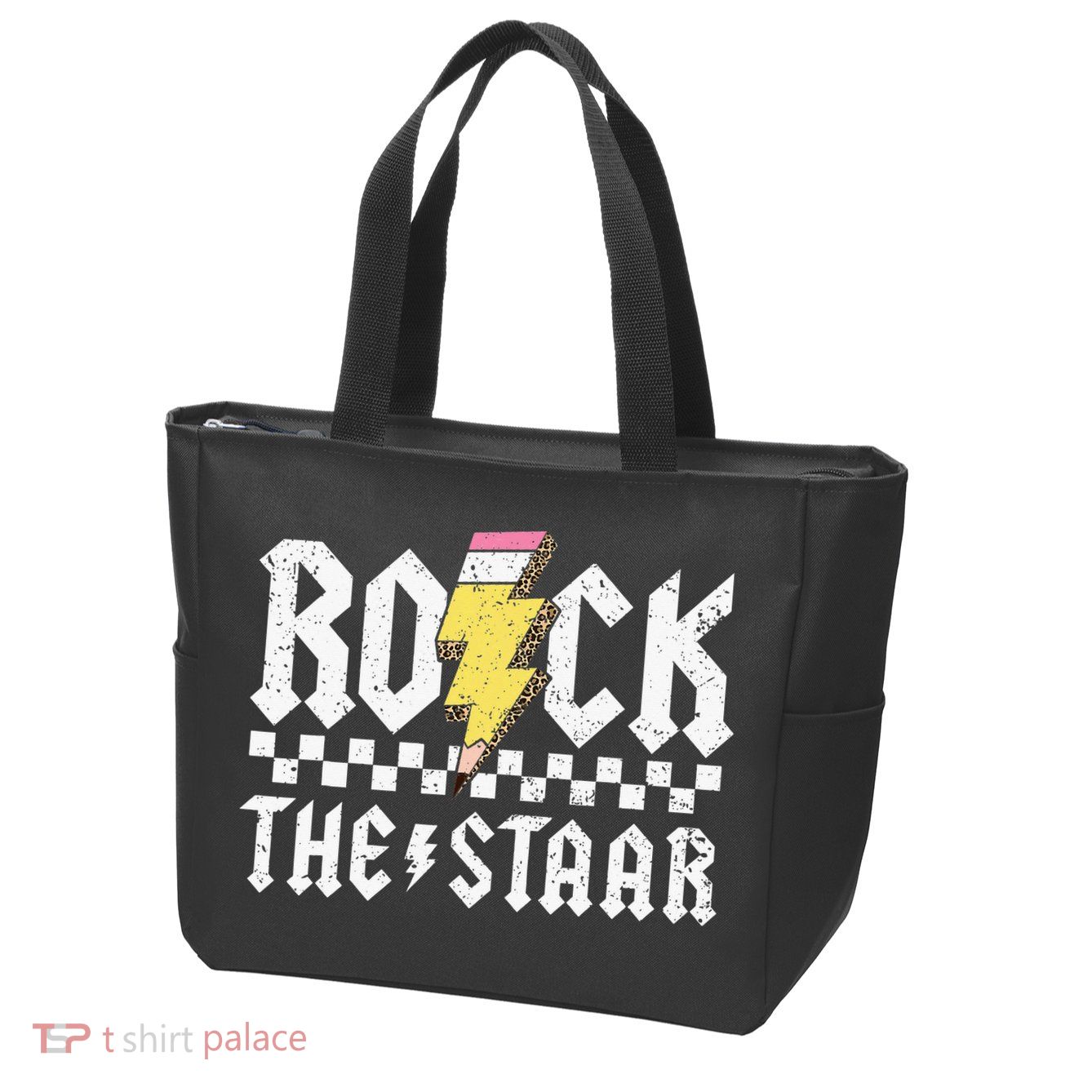 Rock The Staar Motivational Testing Day For Teacher Student Zip Tote Bag