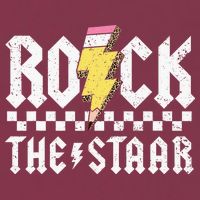 Rock The Staar Motivational Testing Day For Teacher Student 16oz Travel Tumbler