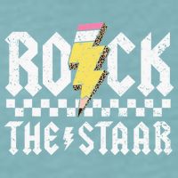 Rock The Staar Motivational Testing Day For Teacher Student Sueded Cloud Jersey T-Shirt