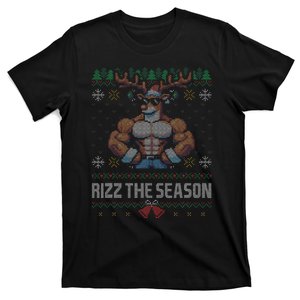 Rizz The Season Reindeer Sigma Male Christmas T-Shirt