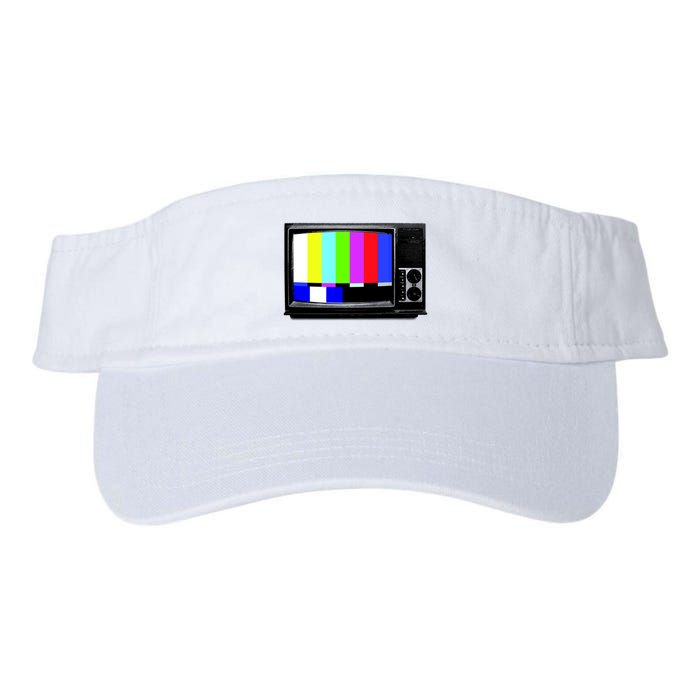 Retro TV Screen Colored Lines Visor