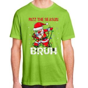 Rizz The Season Bruh Christmas Rizzmas Santa Claus Rizzler Adult ChromaSoft Performance T-Shirt