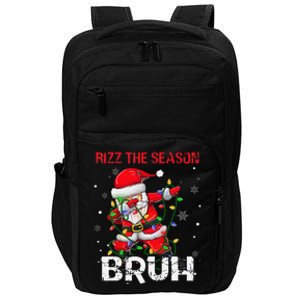 Rizz The Season Bruh Christmas Rizzmas Santa Claus Rizzler Impact Tech Backpack