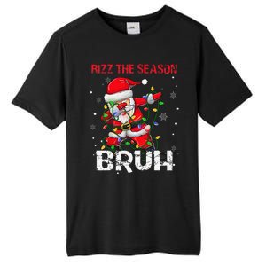 Rizz The Season Bruh Christmas Rizzmas Santa Claus Rizzler Tall Fusion ChromaSoft Performance T-Shirt