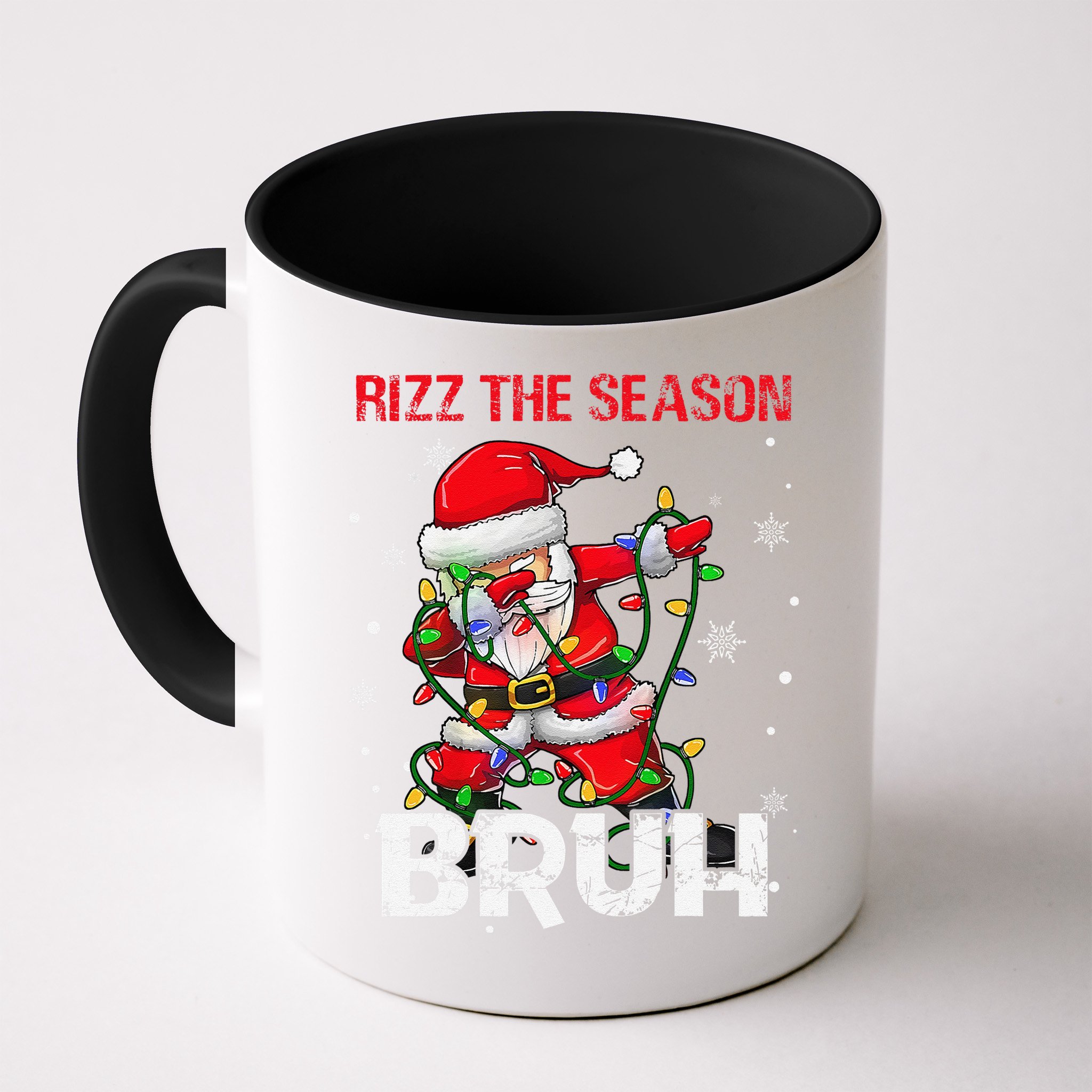 Rizz The Season Bruh Christmas Rizzmas Santa Claus Rizzler Mug