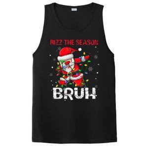 Rizz The Season Bruh Christmas Rizzmas Santa Claus Rizzler PosiCharge Competitor Tank