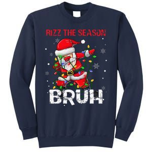 Rizz The Season Bruh Christmas Rizzmas Santa Claus Rizzler Sweatshirt