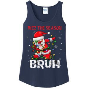 Rizz The Season Bruh Christmas Rizzmas Santa Claus Rizzler Ladies Essential Tank