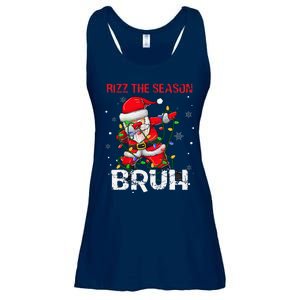 Rizz The Season Bruh Christmas Rizzmas Santa Claus Rizzler Ladies Essential Flowy Tank