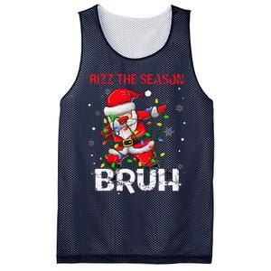 Rizz The Season Bruh Christmas Rizzmas Santa Claus Rizzler Mesh Reversible Basketball Jersey Tank