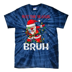 Rizz The Season Bruh Christmas Rizzmas Santa Claus Rizzler Tie-Dye T-Shirt