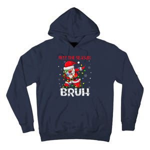 Rizz The Season Bruh Christmas Rizzmas Santa Claus Rizzler Tall Hoodie