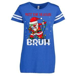 Rizz The Season Bruh Christmas Rizzmas Santa Claus Rizzler Enza Ladies Jersey Football T-Shirt