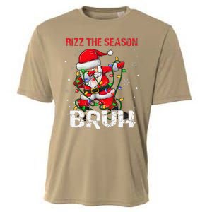 Rizz The Season Bruh Christmas Rizzmas Santa Claus Rizzler Cooling Performance Crew T-Shirt