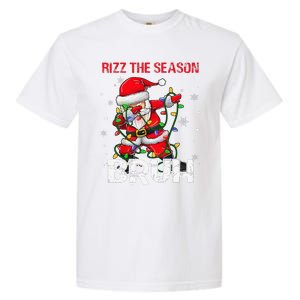 Rizz The Season Bruh Christmas Rizzmas Santa Claus Rizzler Garment-Dyed Heavyweight T-Shirt