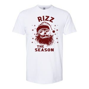 Rizz The Season Funny Santa Claus Christmas Softstyle CVC T-Shirt