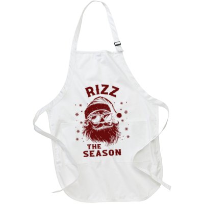 Rizz The Season Funny Santa Claus Christmas Apron