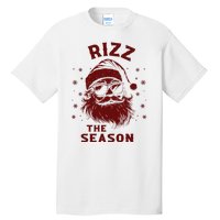 Rizz The Season Funny Santa Claus Christmas Tall T-Shirt