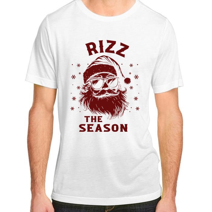 Rizz The Season Funny Santa Claus Christmas Adult ChromaSoft Performance T-Shirt