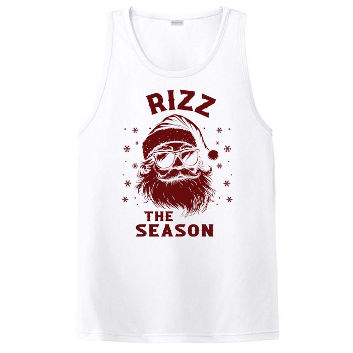 Rizz The Season Funny Santa Claus Christmas PosiCharge Competitor Tank