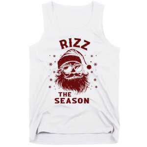 Rizz The Season Funny Santa Claus Christmas Tank Top