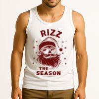 Rizz The Season Funny Santa Claus Christmas Tank Top