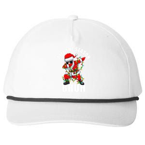 Rizz The Season Bruh Christmas Rizzmas Santa Claus Snapback Five-Panel Rope Hat