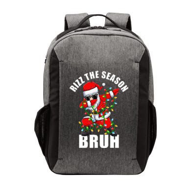 Rizz The Season Bruh Christmas Rizzmas Santa Claus Vector Backpack