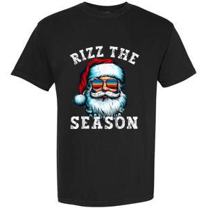 Rizz The Season Funny Christmas Santa Claus Rizzler Garment-Dyed Heavyweight T-Shirt