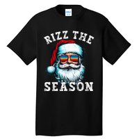 Rizz The Season Funny Christmas Santa Claus Rizzler Tall T-Shirt