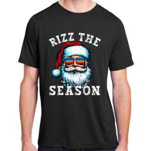 Rizz The Season Funny Christmas Santa Claus Rizzler Adult ChromaSoft Performance T-Shirt