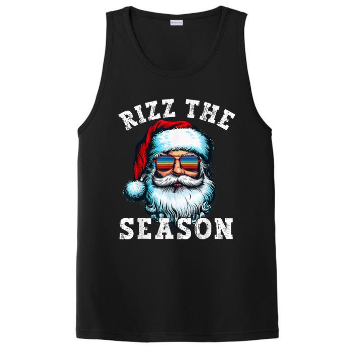 Rizz The Season Funny Christmas Santa Claus Rizzler PosiCharge Competitor Tank