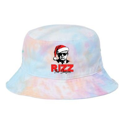 Rizz The Season Christmas Humorous Trump 2024 Santa Rizzler Tie Dye Newport Bucket Hat