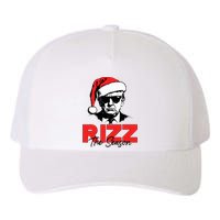 Rizz The Season Christmas Humorous Trump 2024 Santa Rizzler Yupoong Adult 5-Panel Trucker Hat