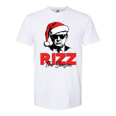 Rizz The Season Christmas Humorous Trump 2024 Santa Rizzler Softstyle CVC T-Shirt