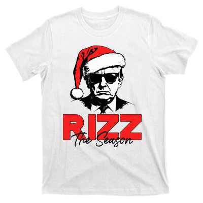 Rizz The Season Christmas Humorous Trump 2024 Santa Rizzler T-Shirt