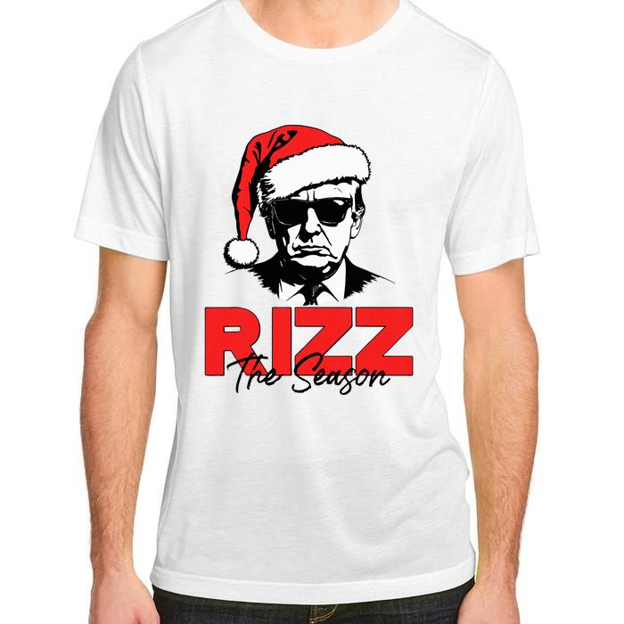 Rizz The Season Christmas Humorous Trump 2024 Santa Rizzler Adult ChromaSoft Performance T-Shirt