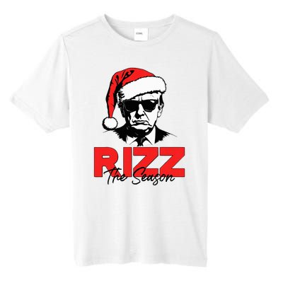 Rizz The Season Christmas Humorous Trump 2024 Santa Rizzler Tall Fusion ChromaSoft Performance T-Shirt