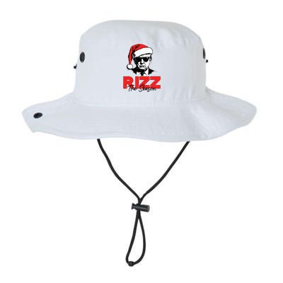 Rizz The Season Christmas Humorous Trump 2024 Santa Rizzler Legacy Cool Fit Booney Bucket Hat