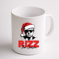 Rizz The Season Christmas Humorous Trump 2024 Santa Rizzler Coffee Mug