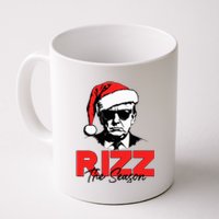 Rizz The Season Christmas Humorous Trump 2024 Santa Rizzler Coffee Mug