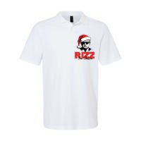 Rizz The Season Christmas Humorous Trump 2024 Santa Rizzler Softstyle Adult Sport Polo