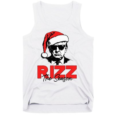 Rizz The Season Christmas Humorous Trump 2024 Santa Rizzler Tank Top