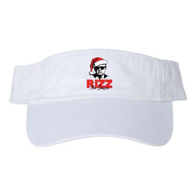 Rizz The Season Christmas Humorous Trump 2024 Santa Rizzler Valucap Bio-Washed Visor