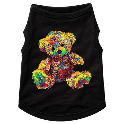 Rainbow Toy Stuffed Bear Doggie Tank