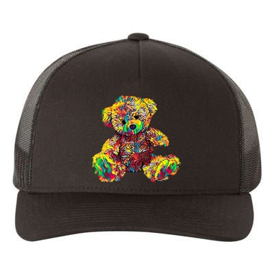 Rainbow Toy Stuffed Bear Yupoong Adult 5-Panel Trucker Hat