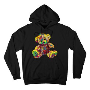 Rainbow Toy Stuffed Bear Hoodie